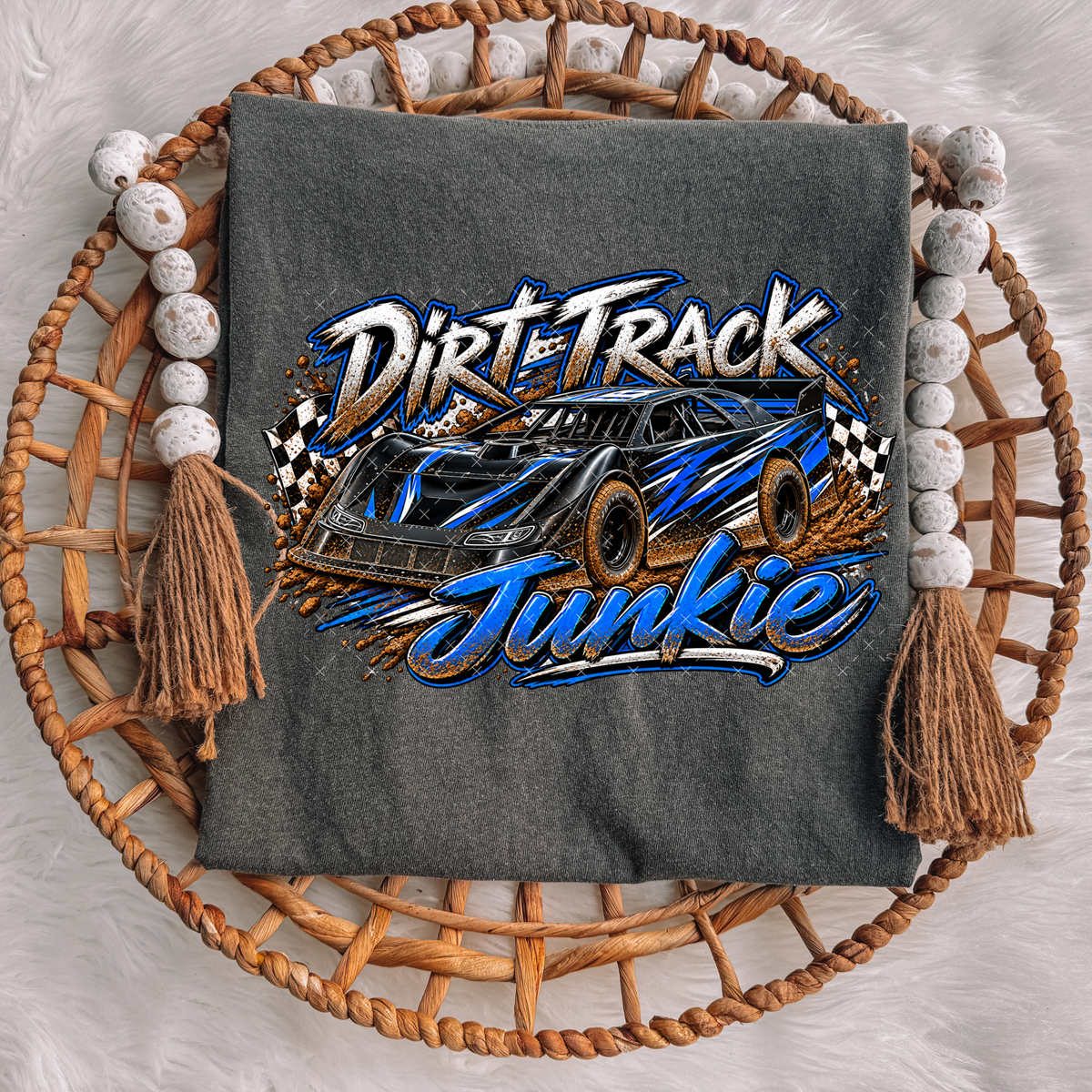 Dirt Track Junkie / Blue - Transfers (ADD)