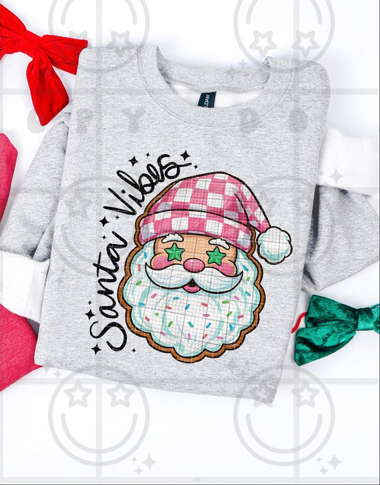 Santa Vibes - COMPLETED SWEATSHIRT