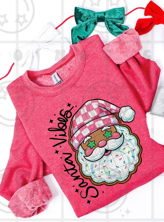 Santa Vibes - COMPLETED SWEATSHIRT