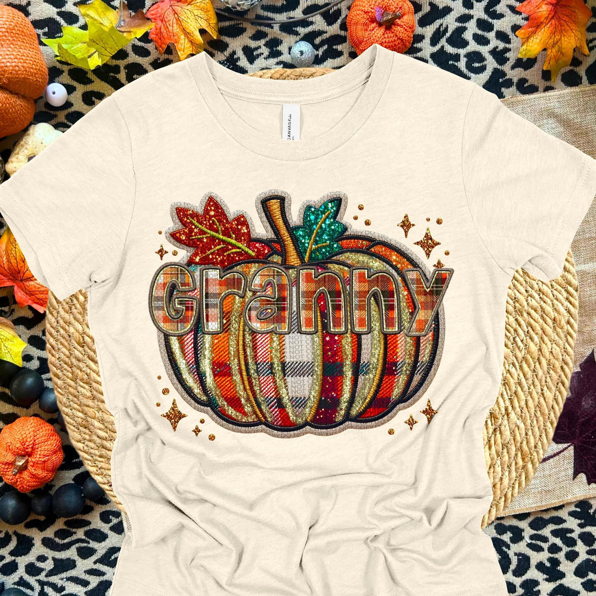Fall Plaid -PICK YOUR NAME- TRANSFER (RT)