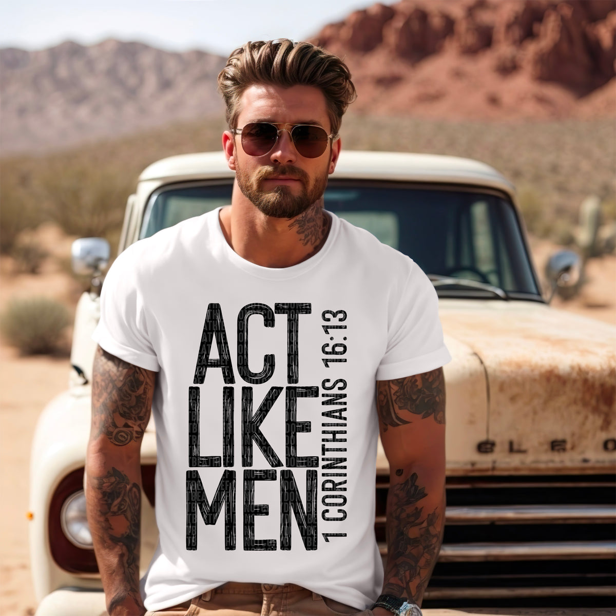 Act Like Men Black Ink  - TRANSFER (SDD)