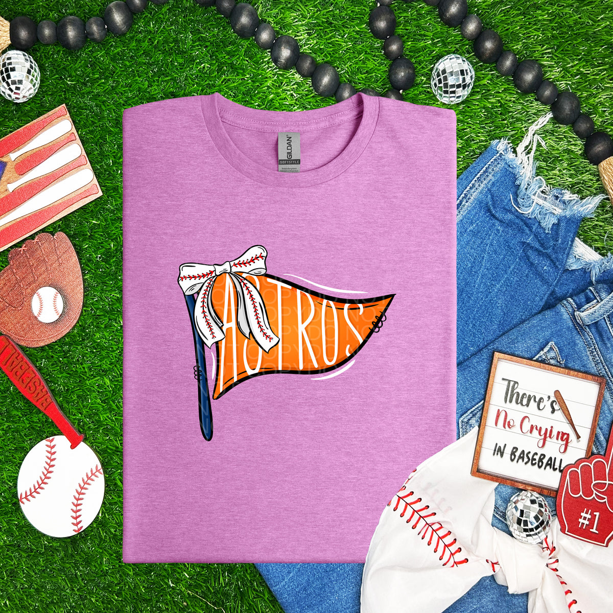 Baseball Pennant TEAMS - Transfer (TGG)