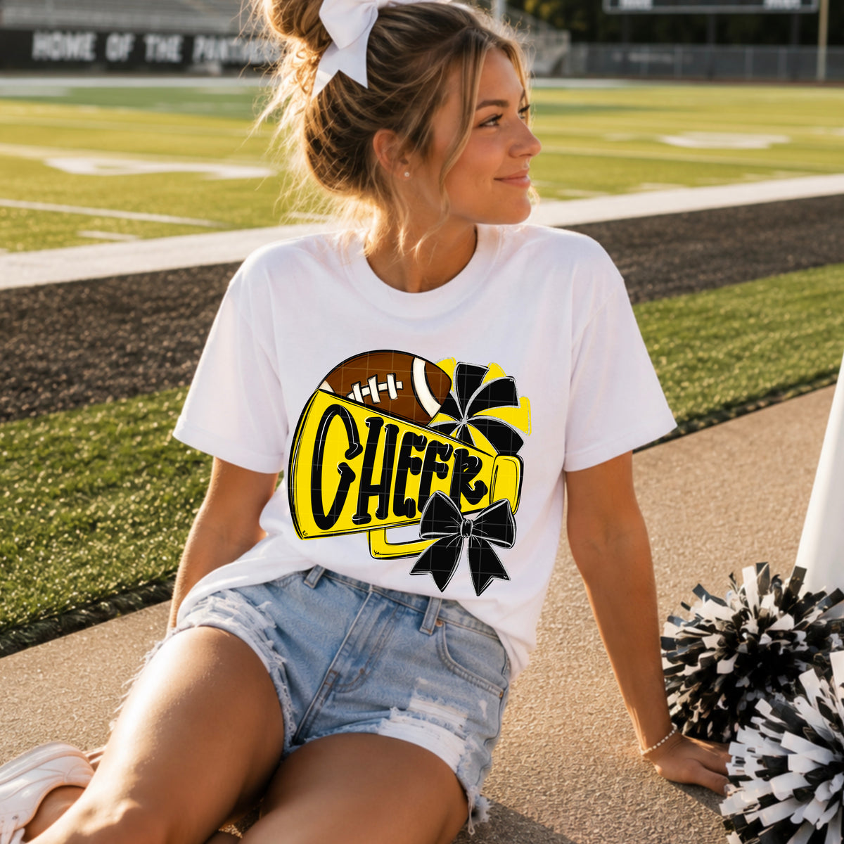 Cheer / Black & Yellow -  TRANSFER (SDD)