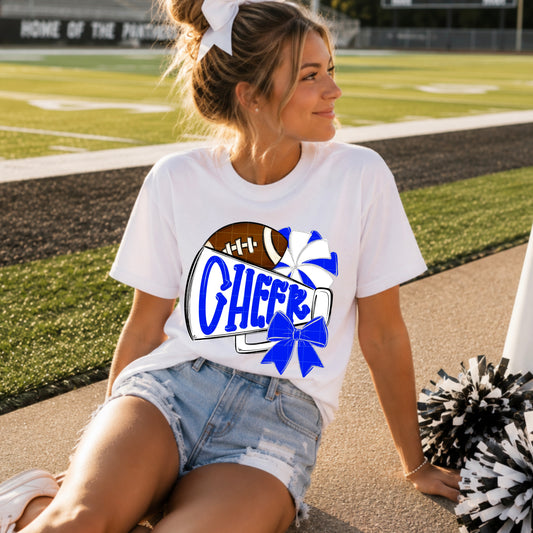 Cheer / Blue & White -  TRANSFER (SDD)