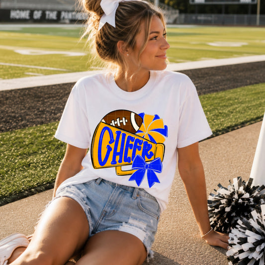 Cheer / Blue & Yellow -  TRANSFER (SDD)