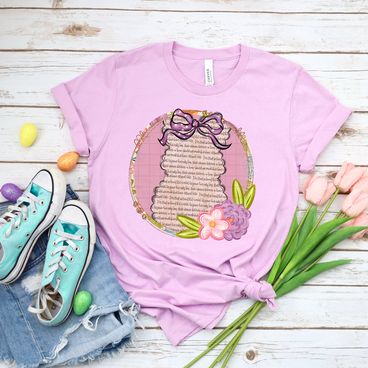 Bunny Circle Frame - TRANSFER (SDD)