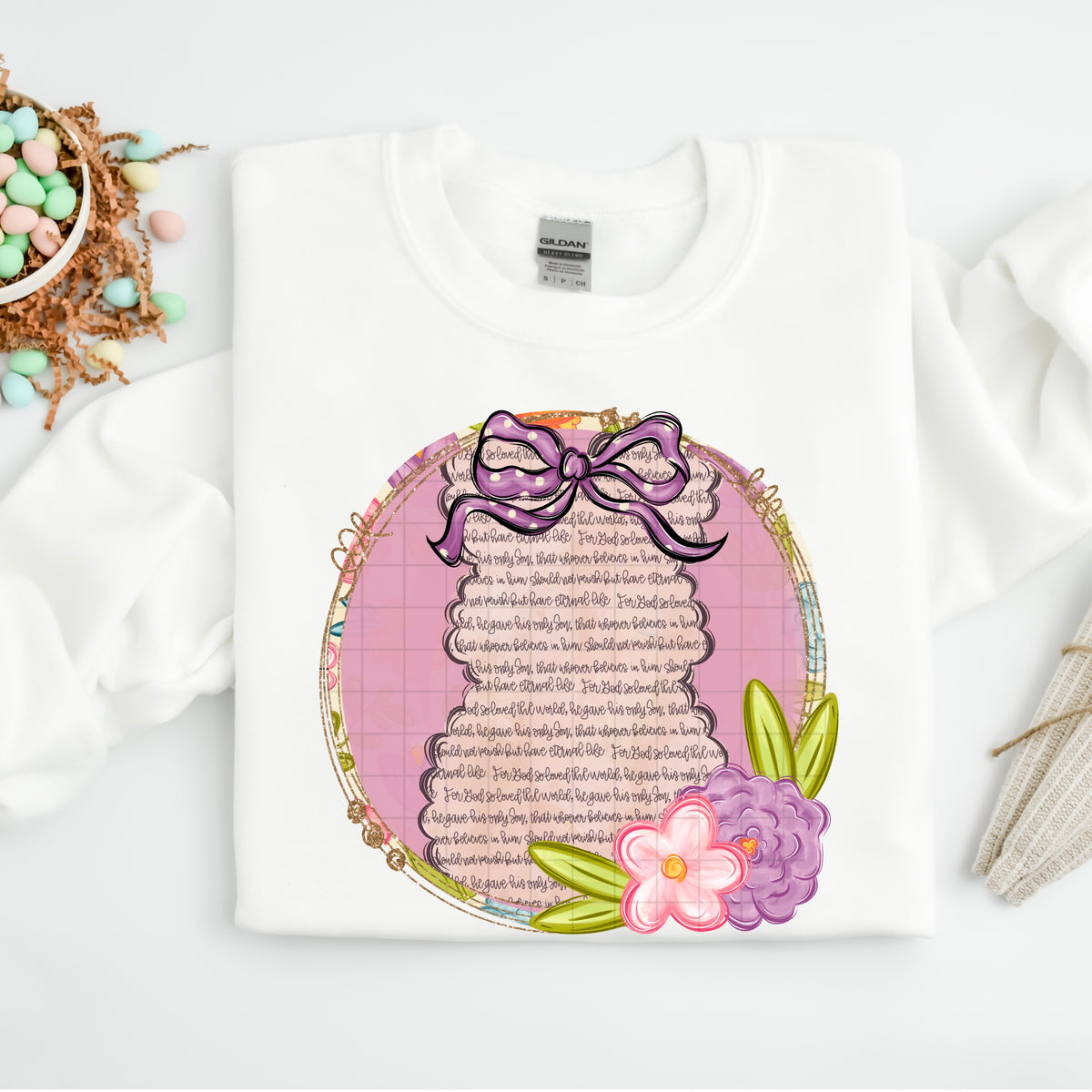 Bunny Circle Frame - TRANSFER (SDD)