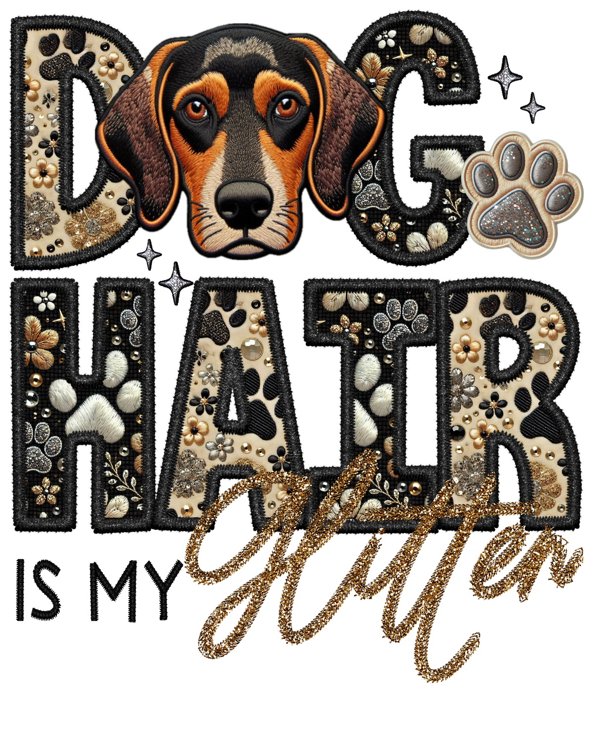 Dog Hair is My Glitter - Transfer (TGG)