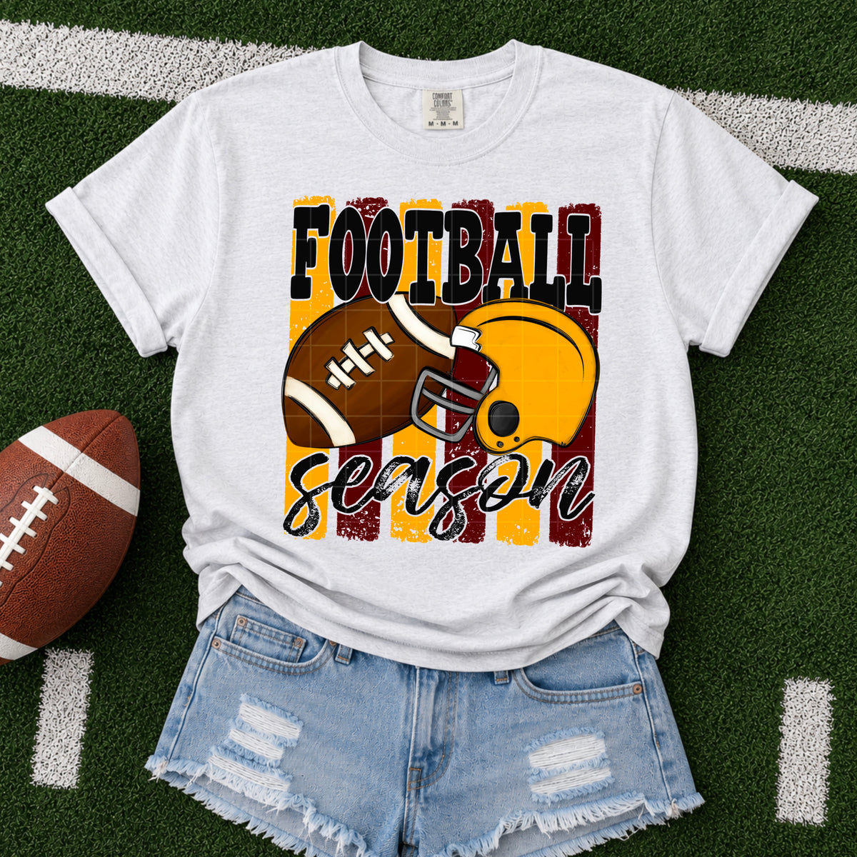 Football Season / Maroon & Gold -  TRANSFER (SDD)