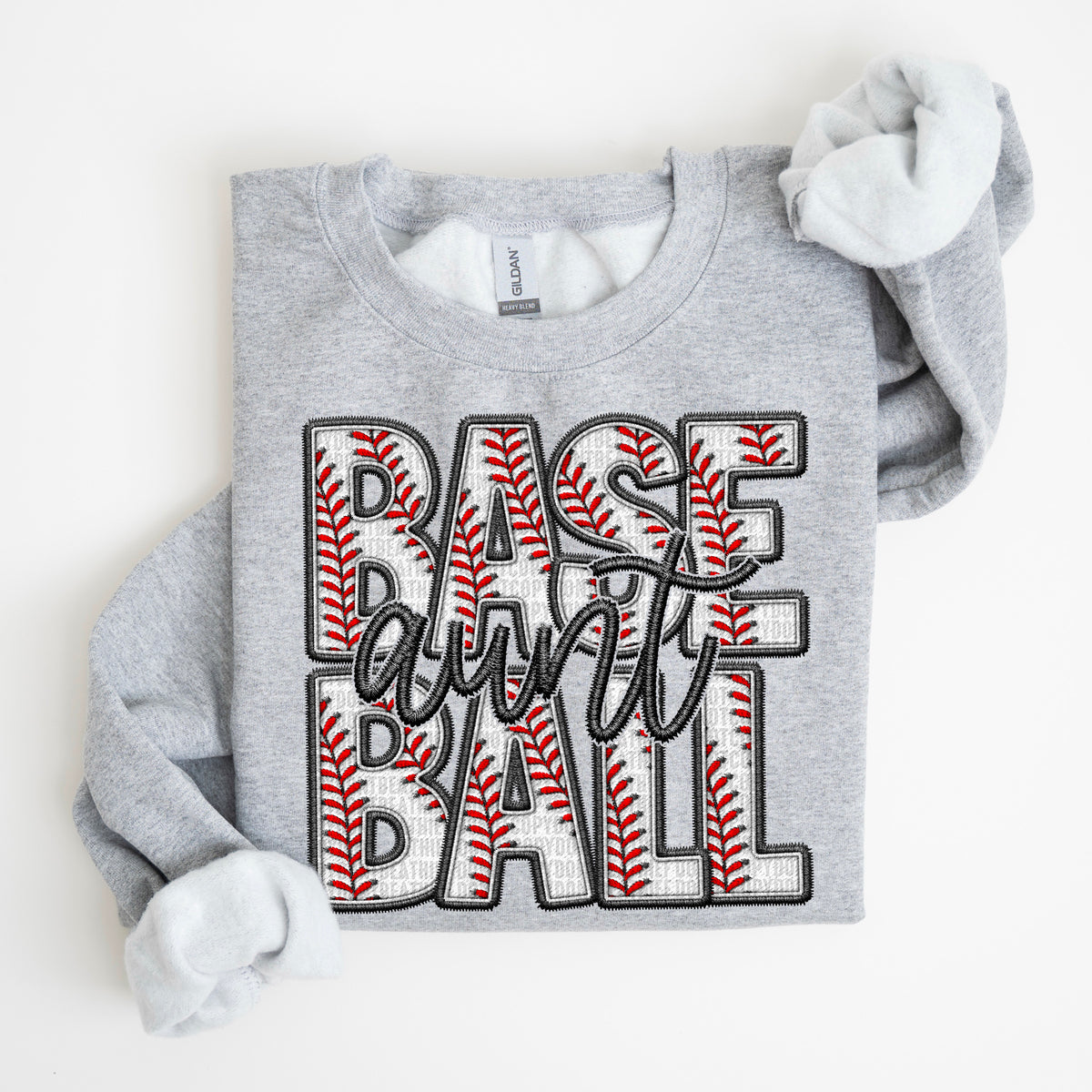Faux Embroidery Baseball Names  - Transfer (SDD)