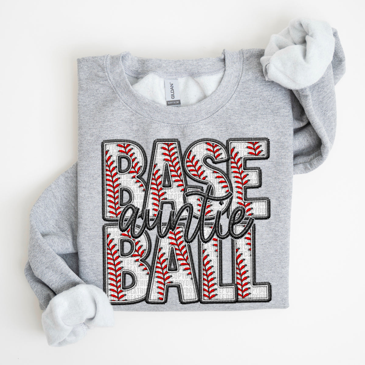 Faux Embroidery Baseball Names  - Transfer (SDD)