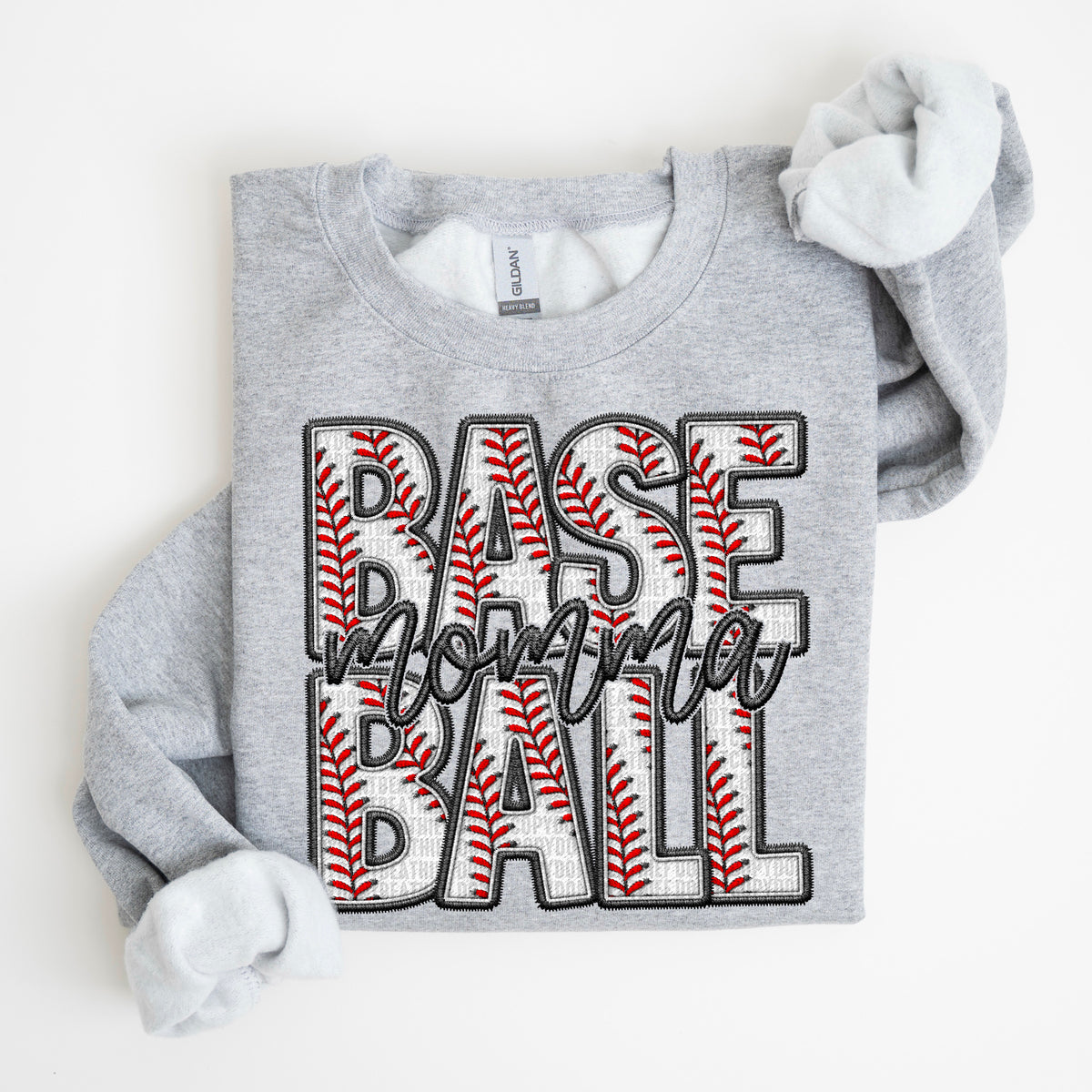 Faux Embroidery Baseball Names  - Transfer (SDD)