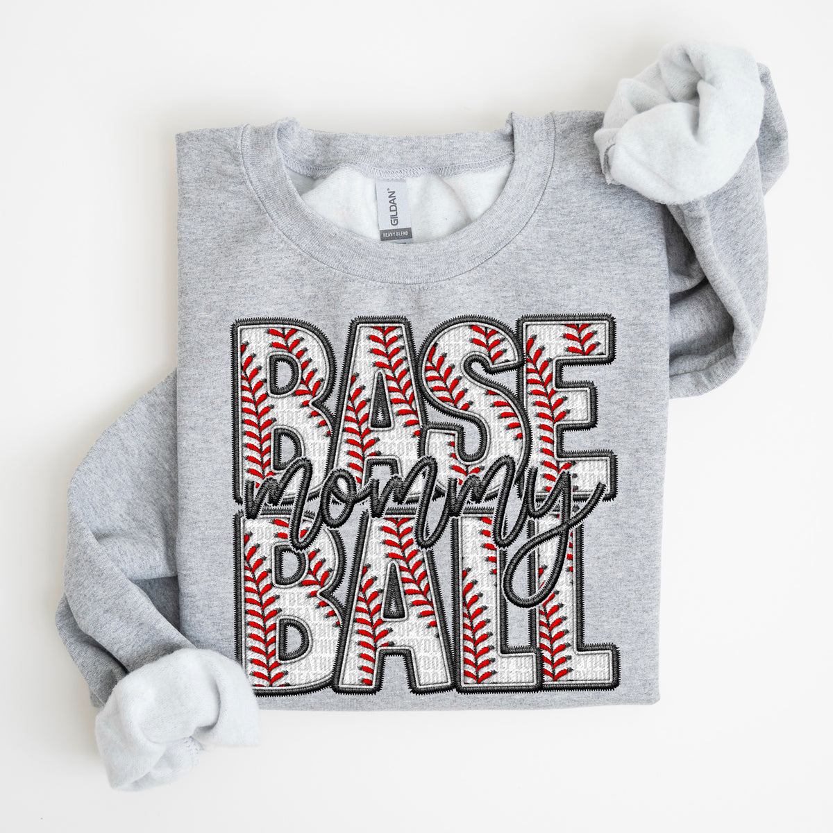 Faux Embroidery Baseball Names  - Transfer (SDD)