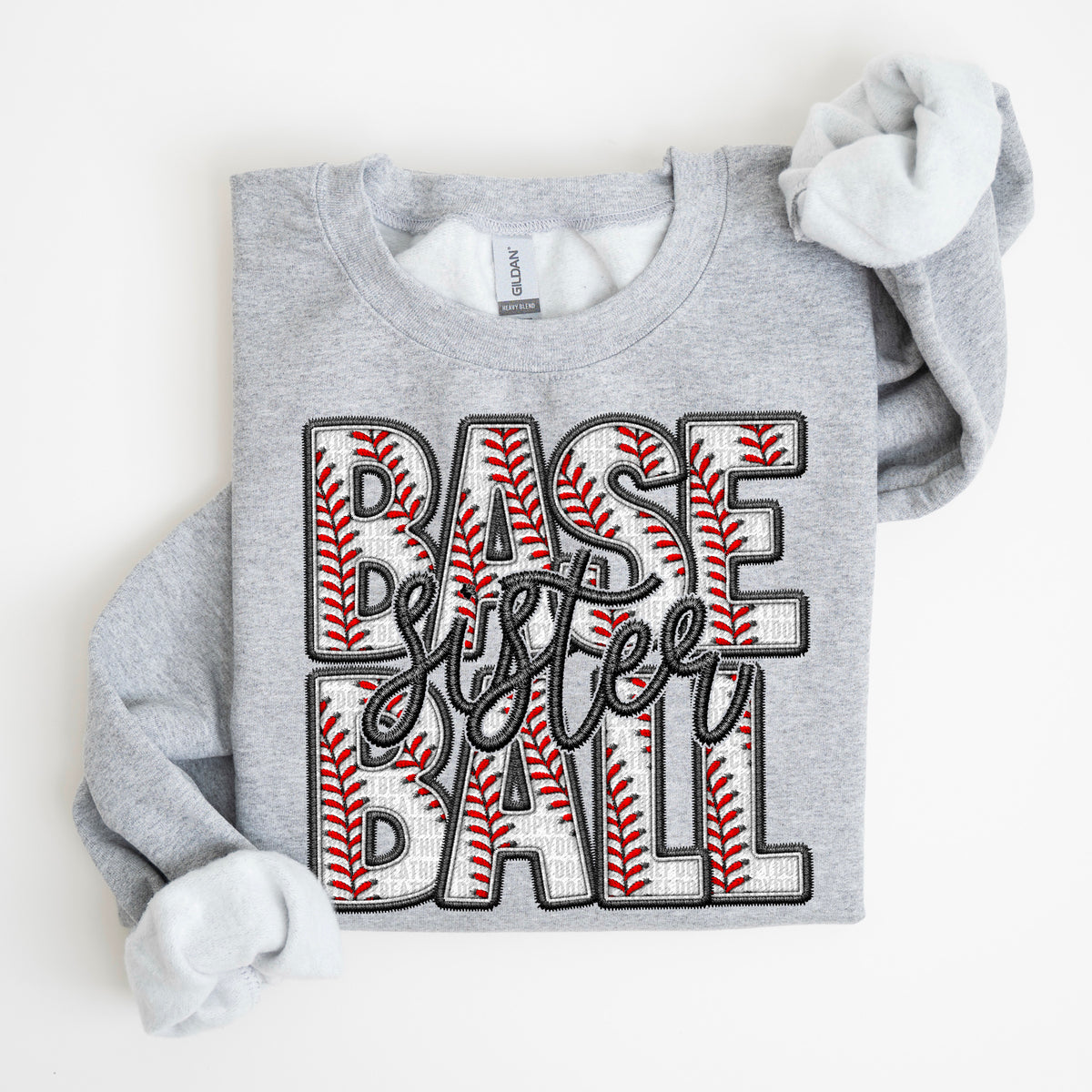 Faux Embroidery Baseball Names  - Transfer (SDD)