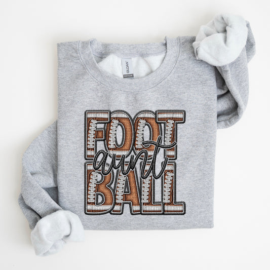 Faux Embroidery Football Names  - Transfer (SDD)