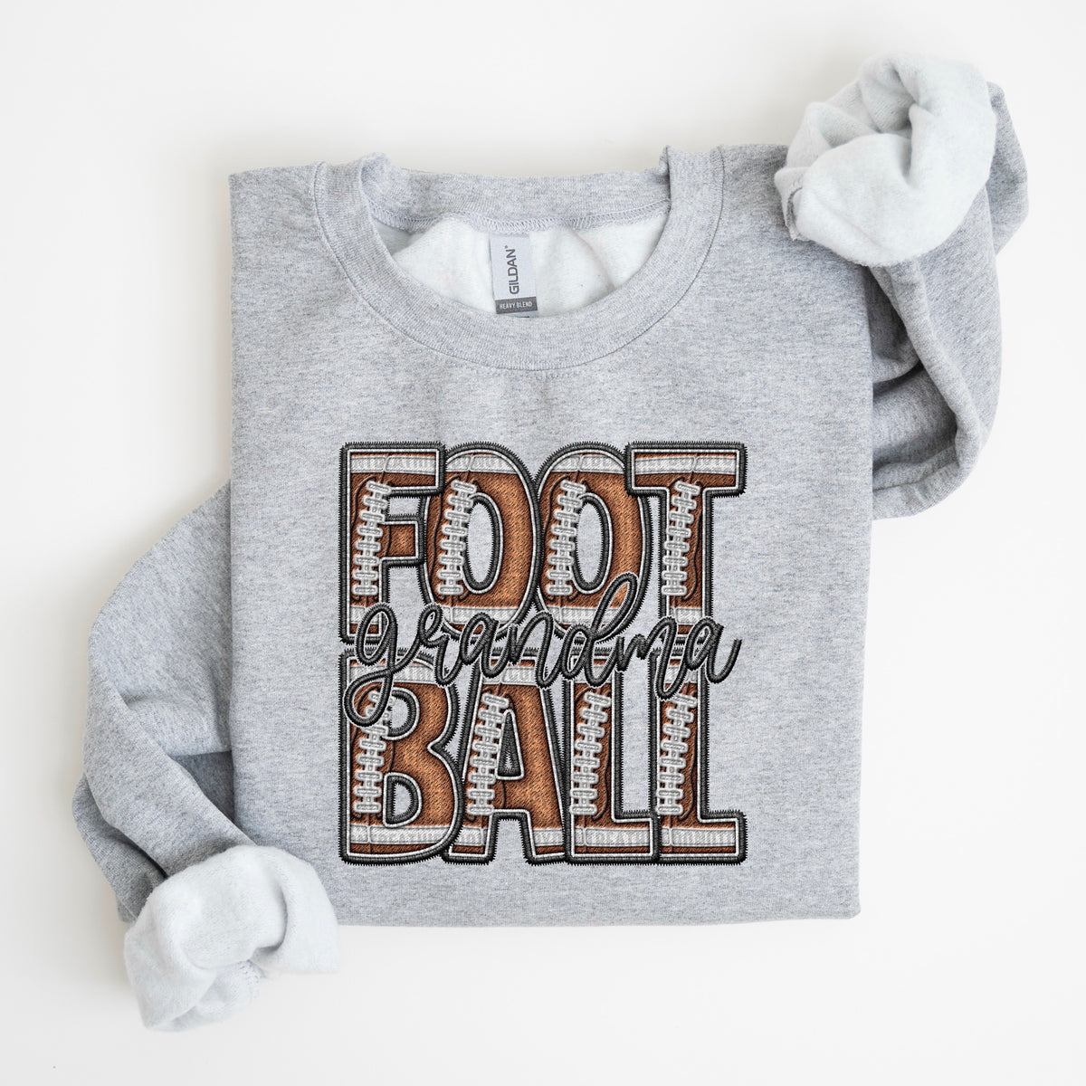Faux Embroidery Football Names  - Transfer (SDD)
