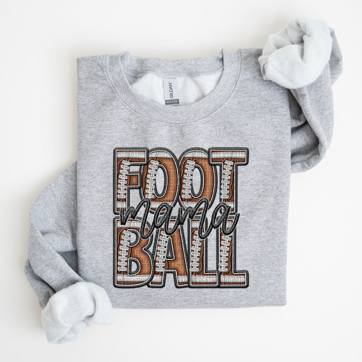 Faux Embroidery Football Names  - Transfer (SDD)