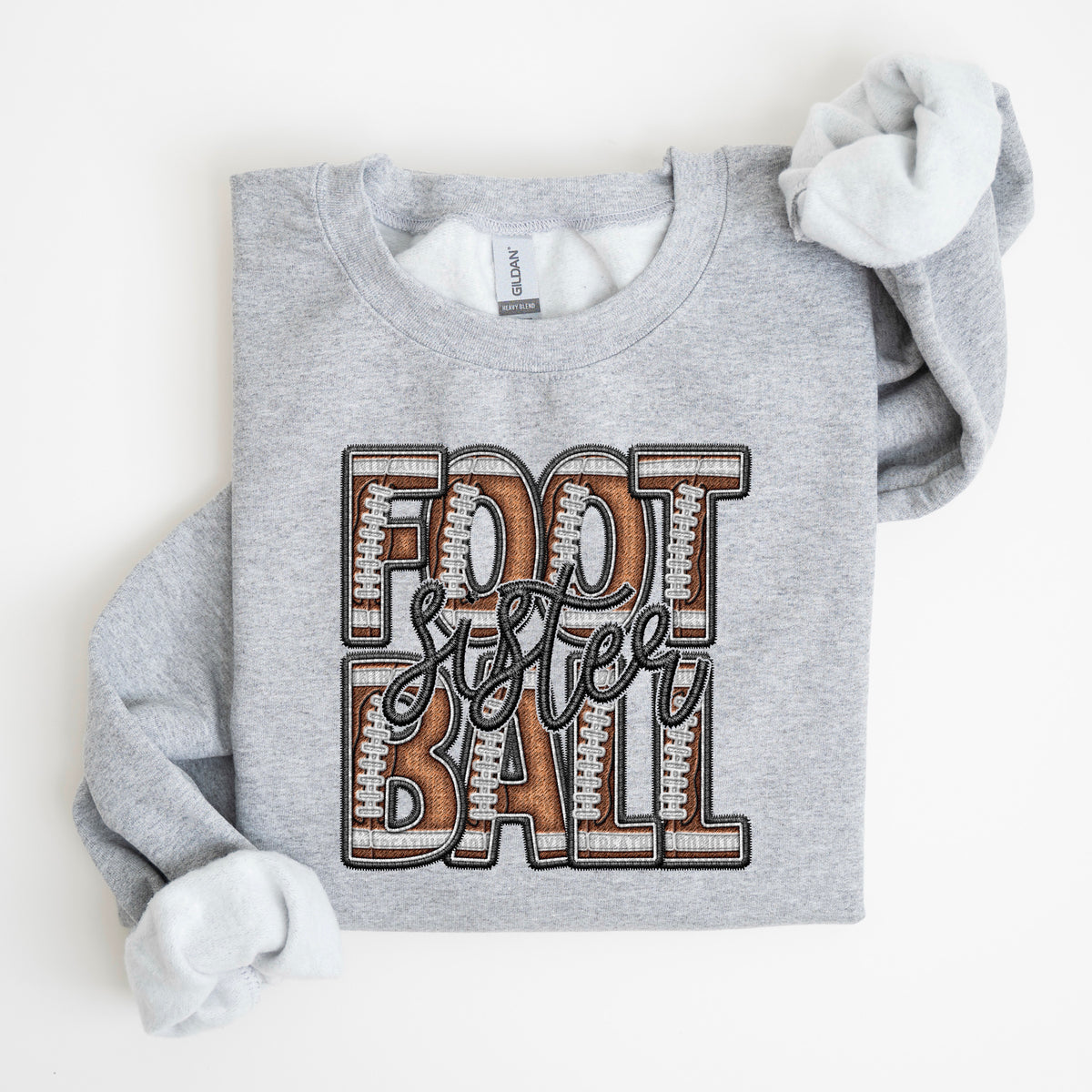 Faux Embroidery Football Names  - Transfer (SDD)