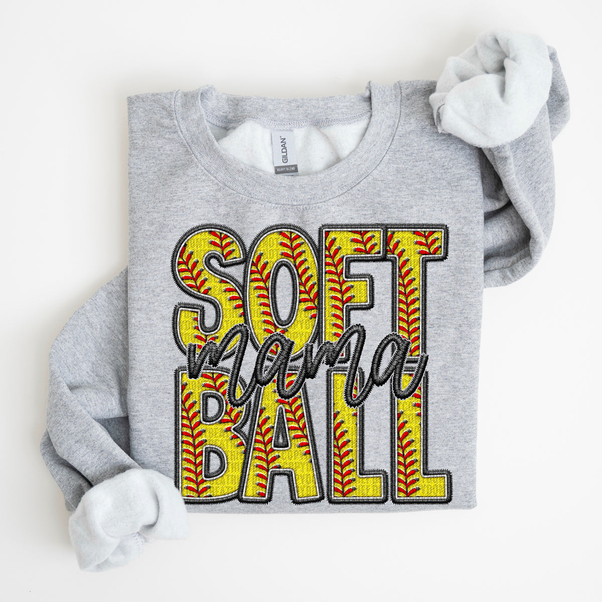 Faux Embroidery Softball Names  - Transfer (SDD)