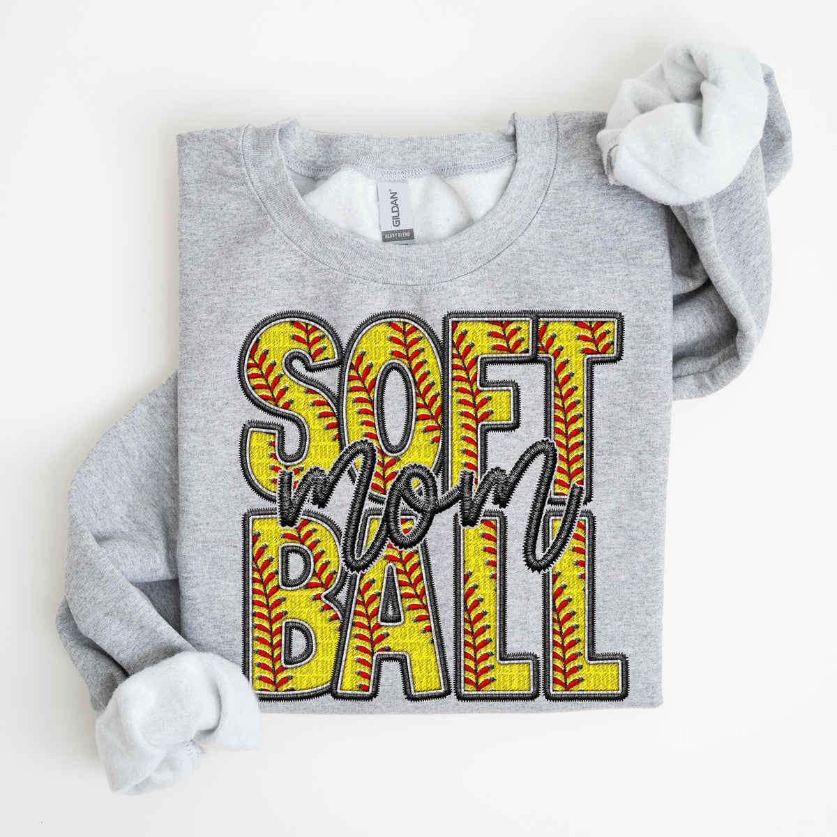Faux Embroidery Softball Names  - Transfer (SDD)
