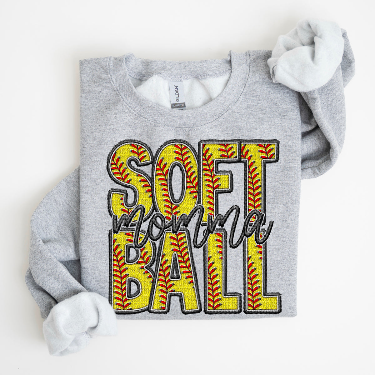 Faux Embroidery Softball Names  - Transfer (SDD)