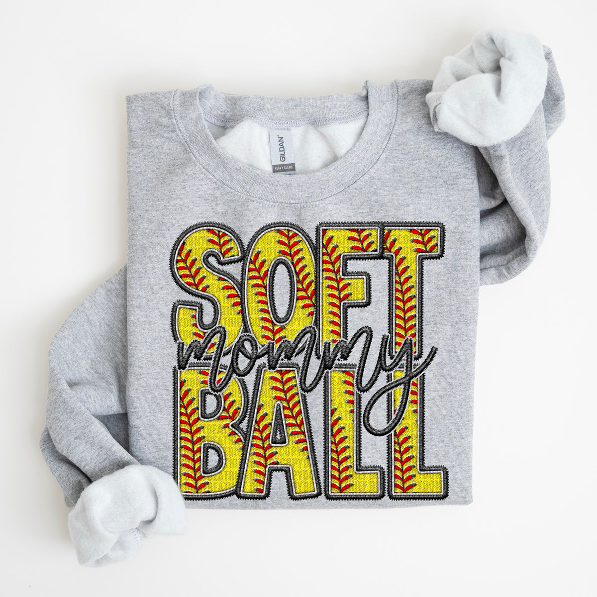 Faux Embroidery Softball Names  - Transfer (SDD)