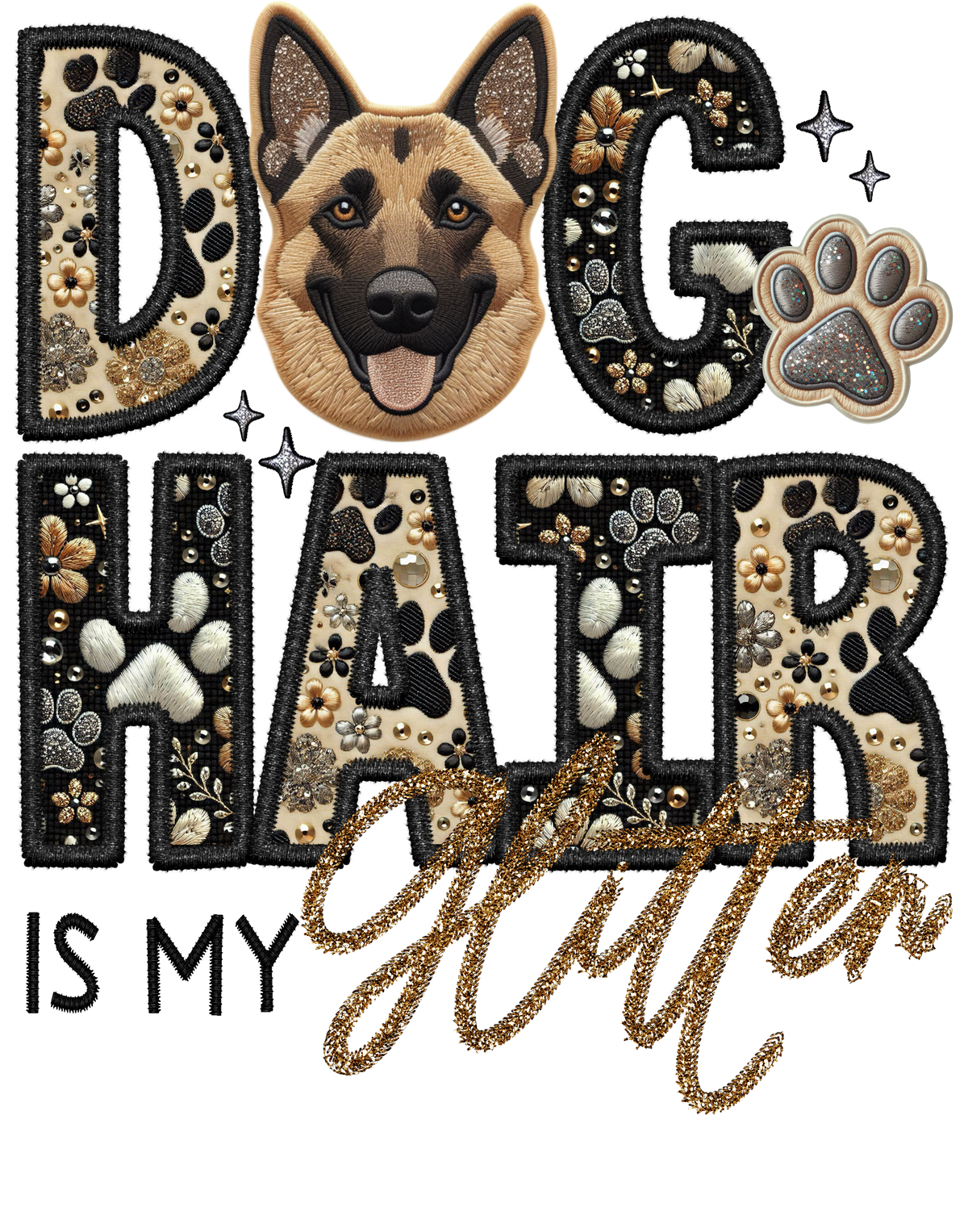Dog Hair is My Glitter - Transfer (TGG)