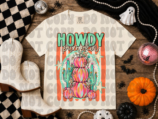 Howdy Pumpkin  - TRANSFER (SS)