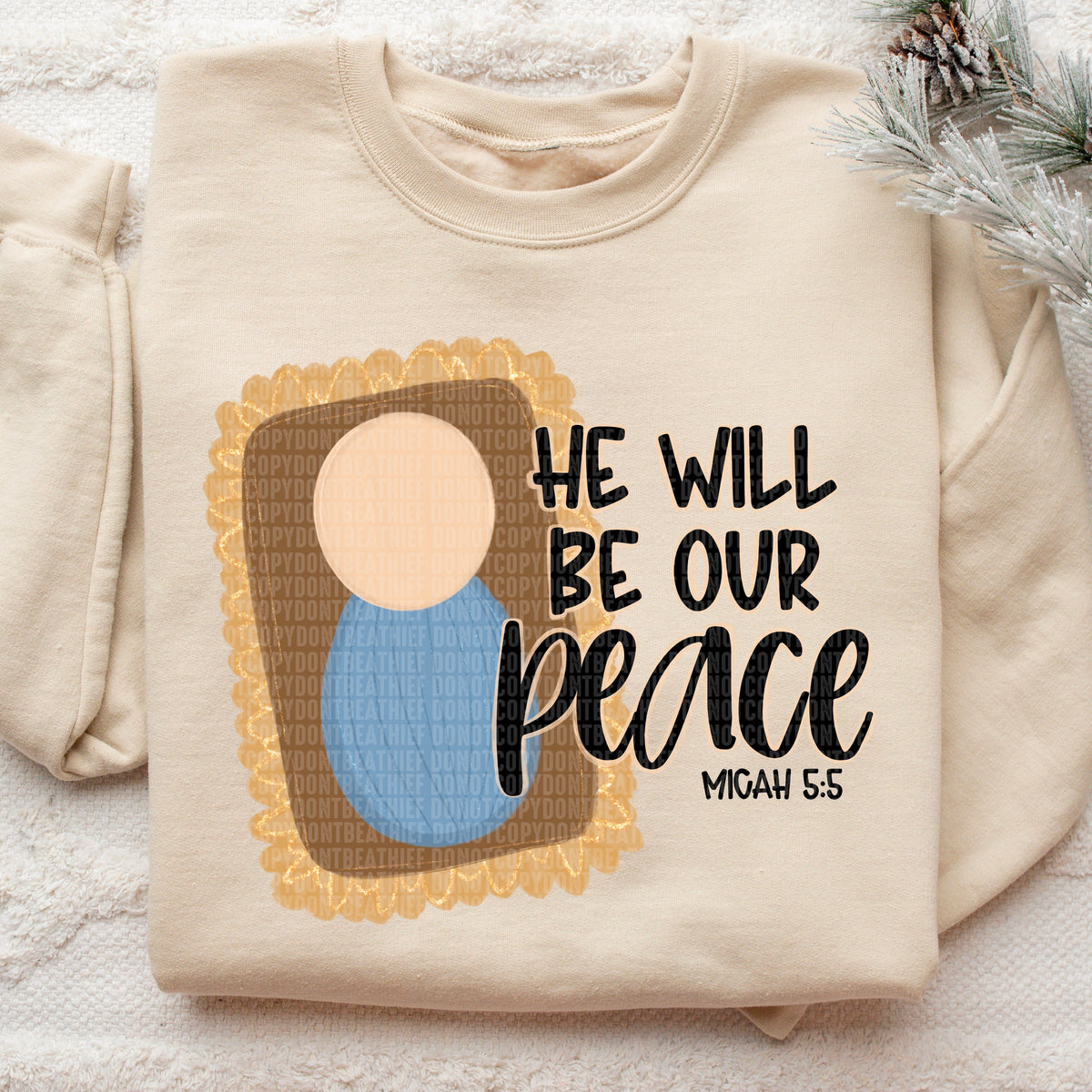 He Will Be Our Peace Baby Jesus- TRANSFER (SDD)