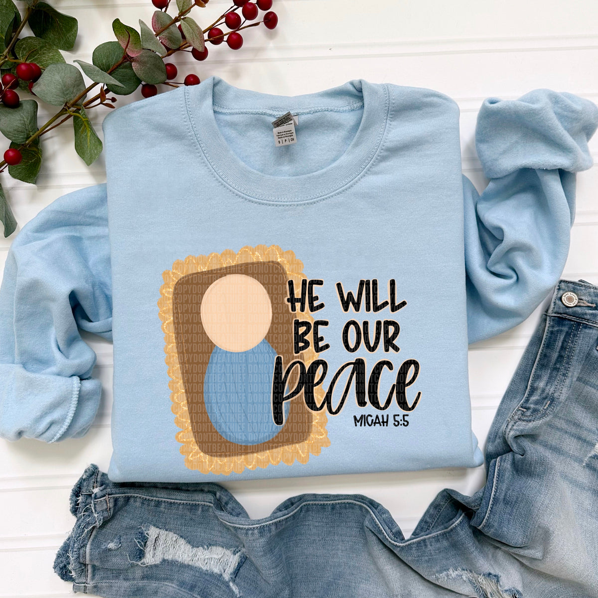 He Will Be Our Peace Baby Jesus- TRANSFER (SDD)