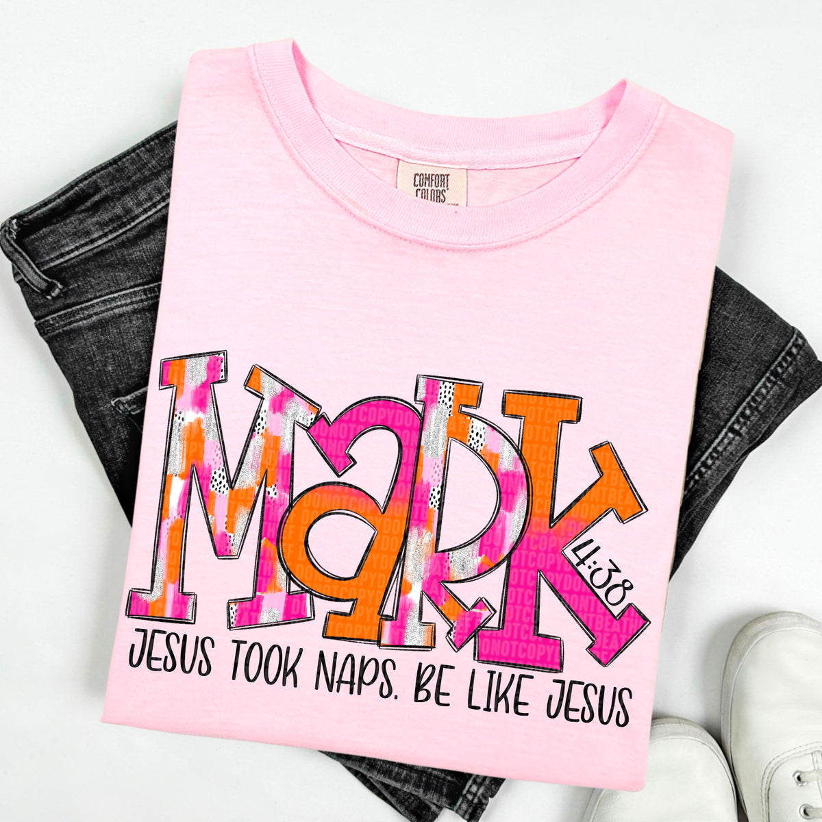 Jesus Took Naps Be Like Jesus Bright Multicolor - TRANSFER (SDD)