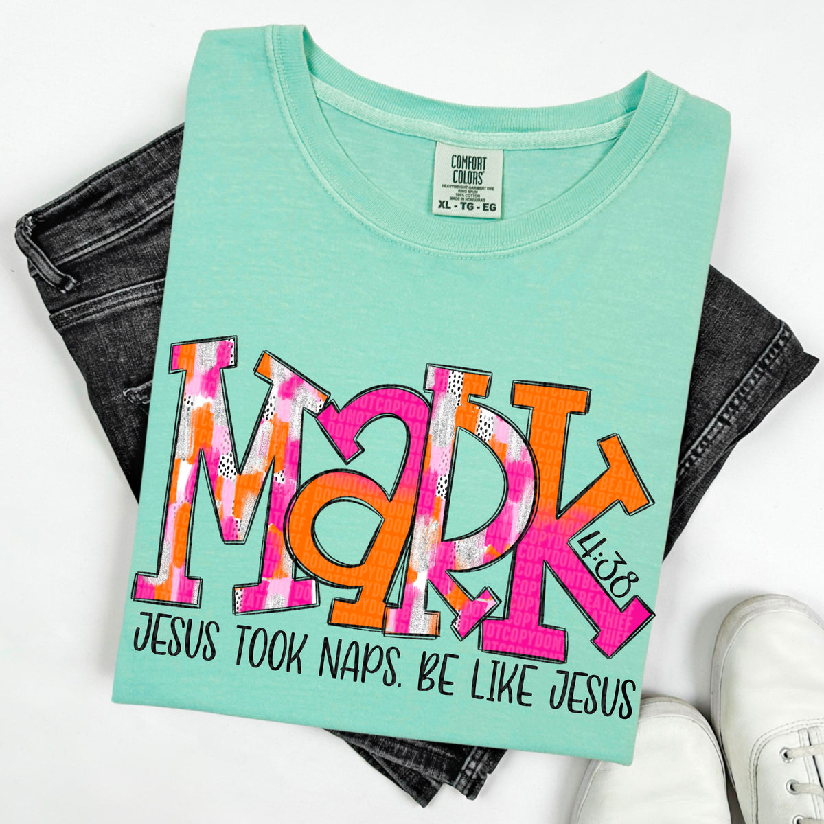 Jesus Took Naps Be Like Jesus Bright Multicolor - TRANSFER (SDD)