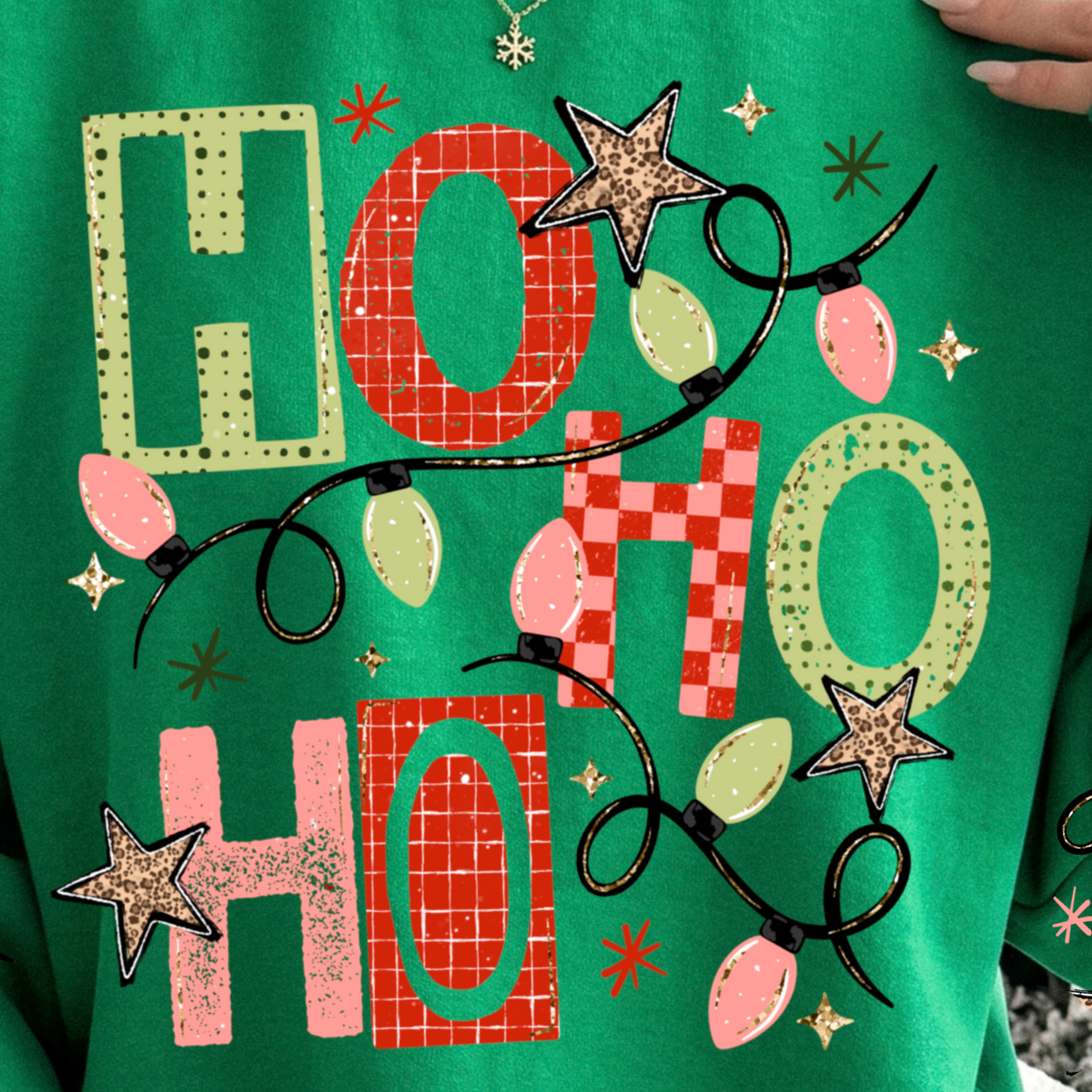Ho Ho Ho *Leopard Stars / FRONT ONLY -  Transfers (CSC)
