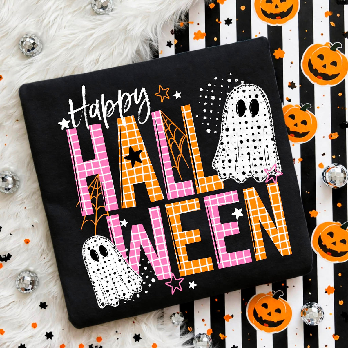 Happy Halloween / White -  Transfers (CSC)