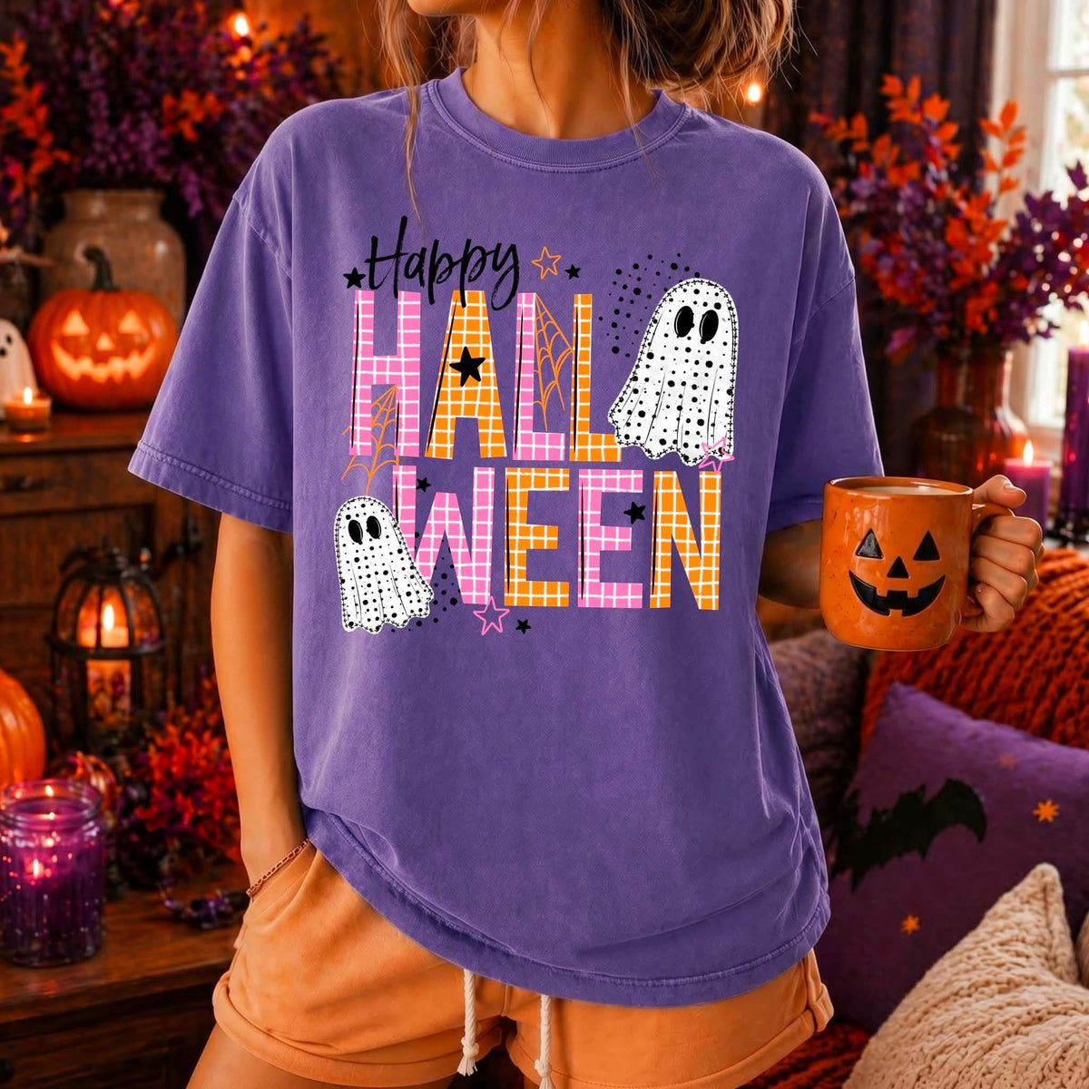 Happy Halloween / Black -  Transfers (CSC)