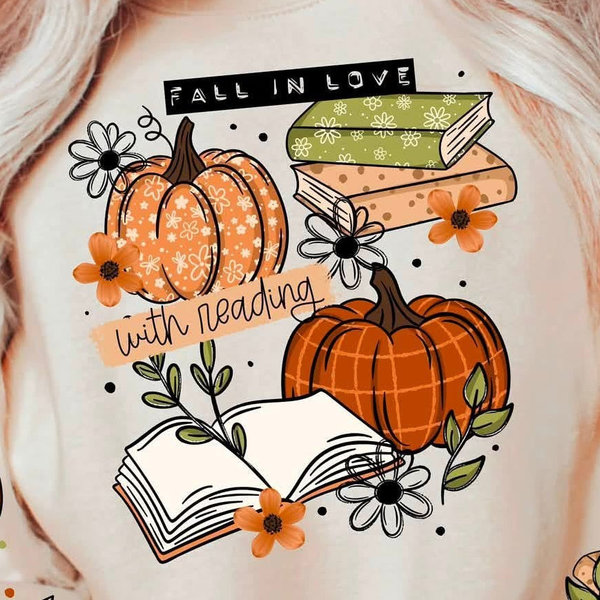 Fall In Love With Reading / FRONT ONLY - TRANSFERS (CSC)