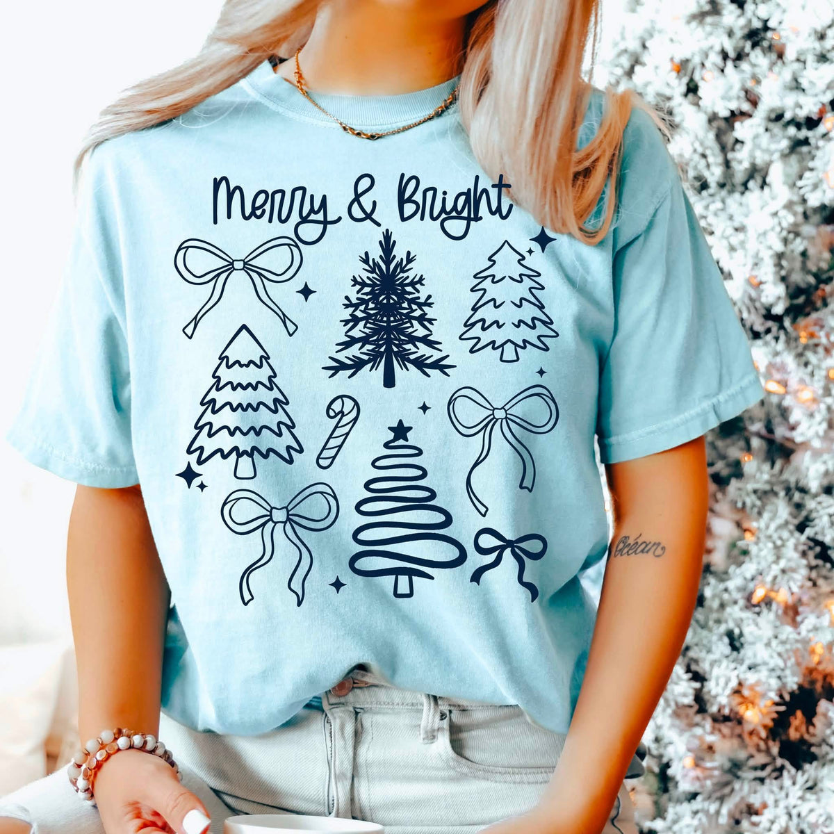 Merry & Bright / Blue -  Transfers (CSC)