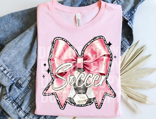 Soccer With Pink Bow - Transfer (SCG)