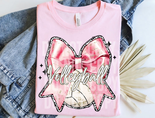 Volleyball With Pink Bow - Transfer (SCG)