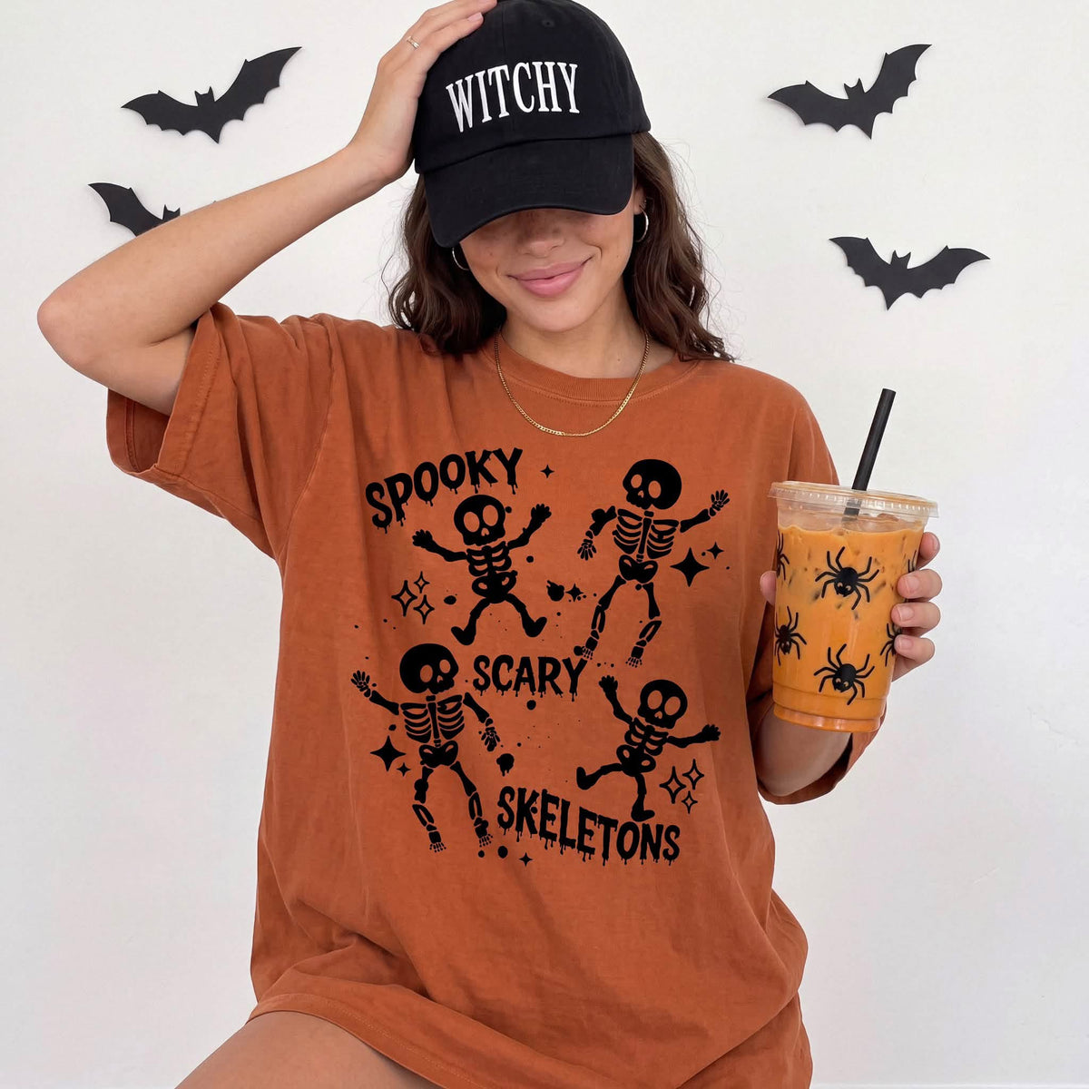 Spooky Scary Skeletons  / Black -  Transfers (CSC)