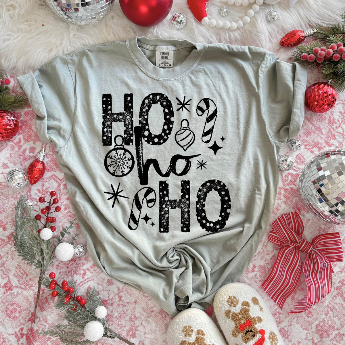 Ho Ho Ho / Black -  Transfers (CSC)