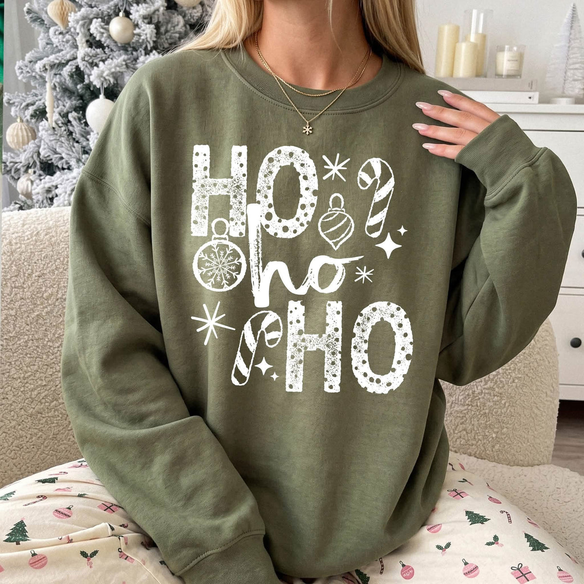 Ho Ho Ho / White -  Transfers (CSC)
