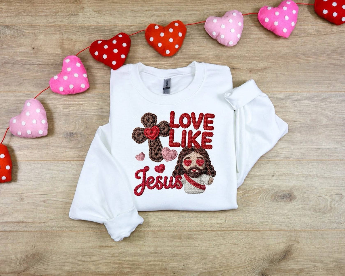 Love Like Jesus - COMPLETED SWEATSHIRT