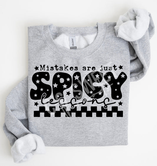 Mistakes Are Just Spicey - COMPLETED SWEATSHIRT