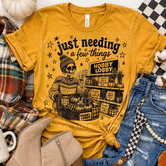 Just Needing A Few Things / Skelly Sweatshirt - Transfers (SBB)