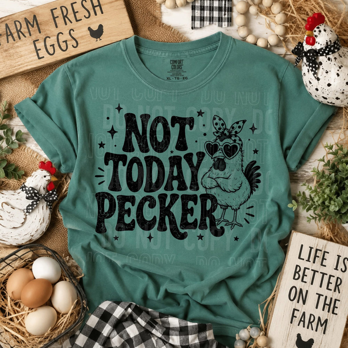 Not Today Pecker  - Transfers (SBB)