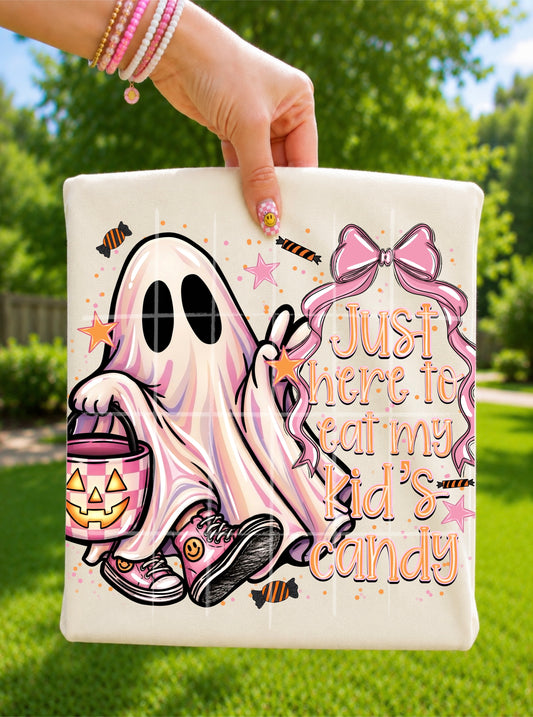 Just Here To Eat My Kid's Candy - Transfers (TDC)