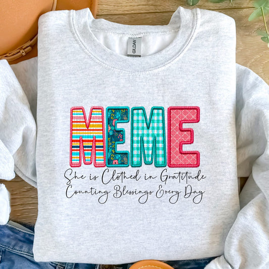 Meme - COMPLETED SWEATSHIRT