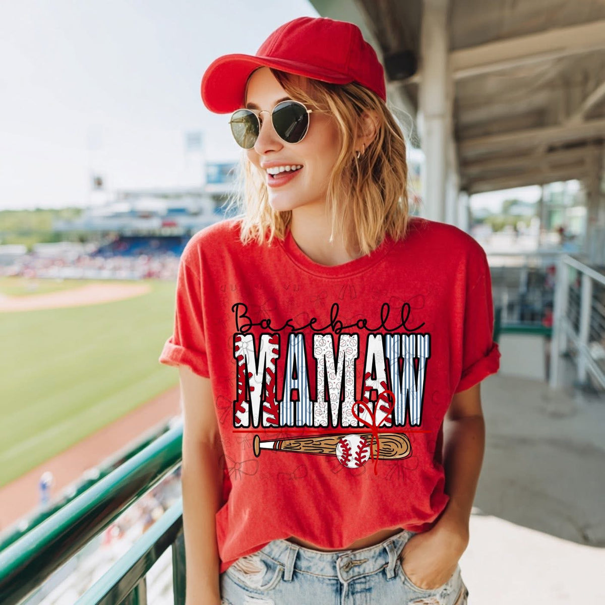 Baseball Mamaw -  TRANSFER (CC)