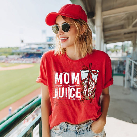 Mom Juice / Without Checkered Border -  TRANSFER (CC)